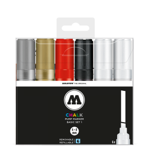 Chalk Marker 4-8mm Basic Set 1 molotow