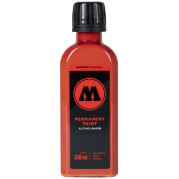 Perm. Paint 200ml Traffic Red
