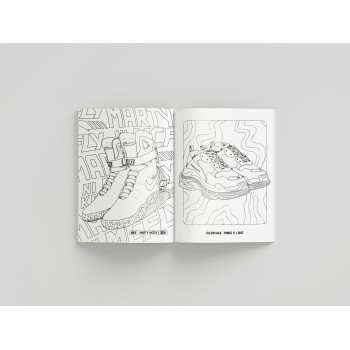 Sneaker Coloring Book Kolorowanka