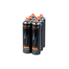 Flame Orange Lighting 600ml Chrome Pack