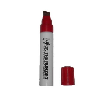 Marker 050.Half Inch Red - Czerwony Marker Grog