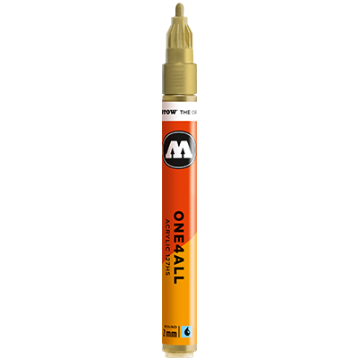 Molotow 127HS Metallic Gold Marker 2mm