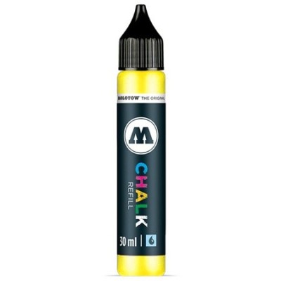 Jaskrawożółty tusz kredowy Molotow Chalk Refill 30ml
