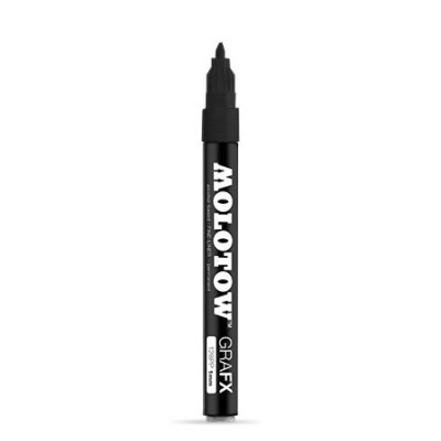 Marker Molotow 128PP Black - czarny marker spirytusowy