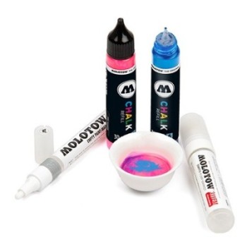 Różowy tusz kredowy Molotow Chalk Refill Neon Pink 30ml