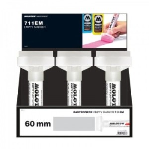 Pusty marker Molotow Masterpiece 711EM Zestaw 6 sztuk