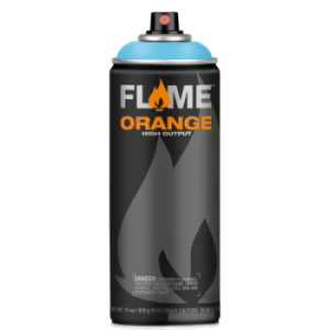 Farba spray Flame Orange FO-502 lighting blue Molotow