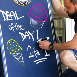 Chalk Marker 4-8mm Neon Yellow