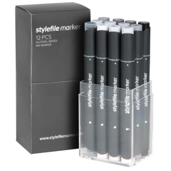 Stylefile Twin 12 Neutral Grey
