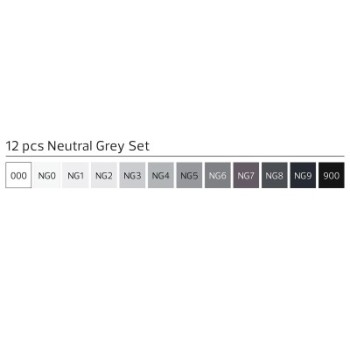 Stylefile Twin 12 Neutral Grey