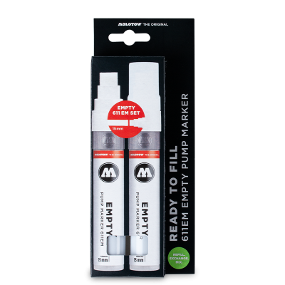 Molotow 611 Empty Markers 2 Set