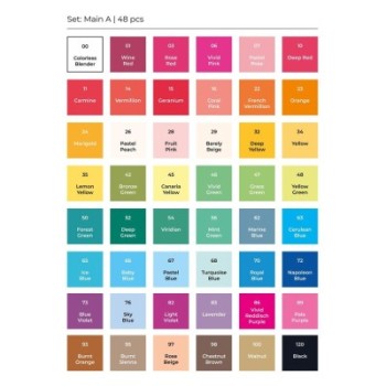 Toki Layout Markers 48 Set