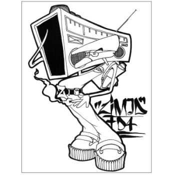 Graffiti Coloring Book 2 KOLOROWANKA