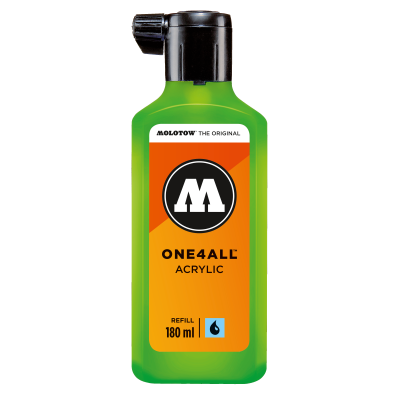 Farba akrylowa Molotow One4All 219 Neon Green 180ml