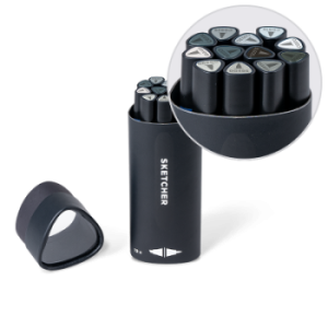 Molotow Sketcher Grey Kit 2
