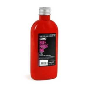 Grog BPI Splatter Red - Czerwony Tusz Buff Proof Ink 200