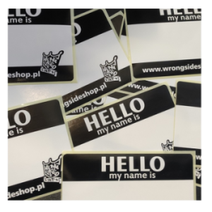 Hello My Name Is 100 Set BLACK