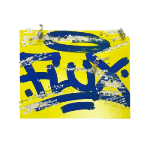 Flux Eggshell Stickers Yellow