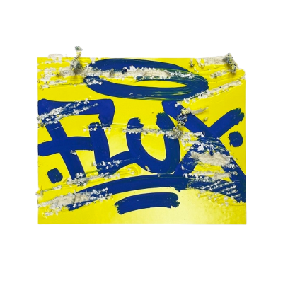 Flux Eggshell Stickers Yellow