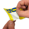 Flux Eggshell Stickers Yellow