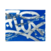 Flux Eggshell Stickers Cyan