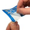 Flux Eggshell Stickers Cyan