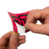 Flux Eggshell Stickers Magenta