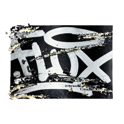 Flux Eggshell Stickers Black