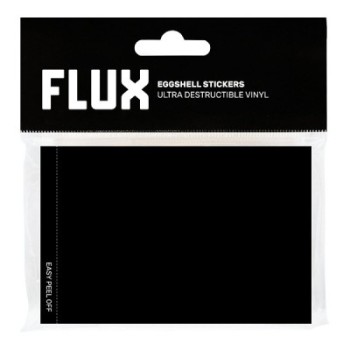 Flux Eggshell Stickers Black