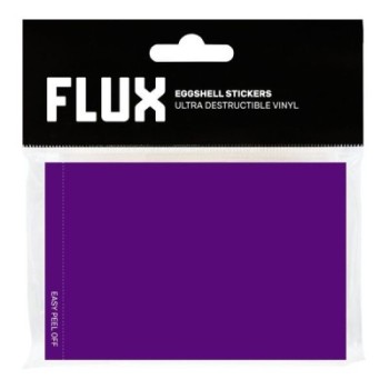 Flux Eggshell Stickers Purple