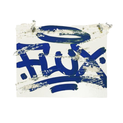 Flux Eggshell Stickers White