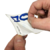 Flux Eggshell Stickers White