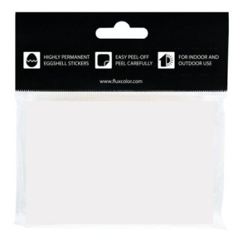 Flux Eggshell Stickers White