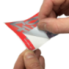 Flux Eggshell Stickers Red