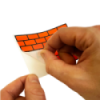 Flux Eggshell Stickers Orange Bricks