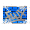 Flux Eggshell Stickers Blue  Bricks