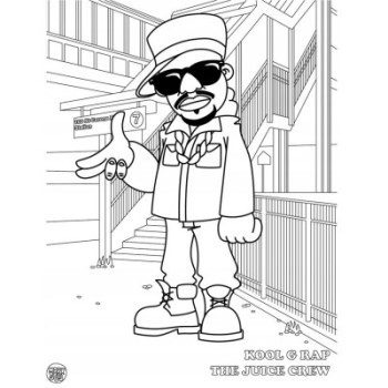 Hip Hop Coloring Book KOLOROWANKA