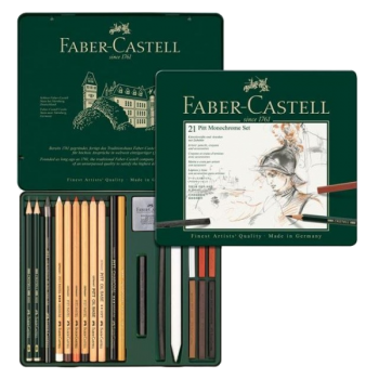 Faber Castell Pitt Monochrome Zestaw Średni