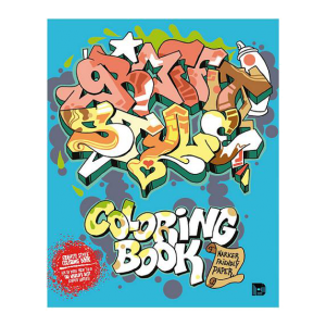 Graffiti Style Coloring Book kolorowanka 