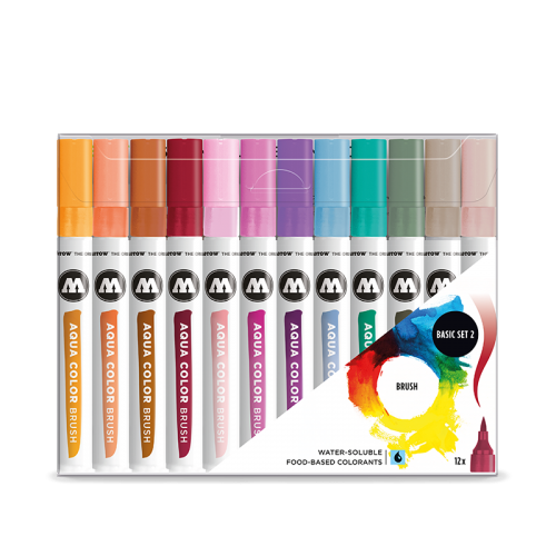 Aqua Color Brush Set 2