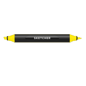 Sketcher Yellow Y025 molotow