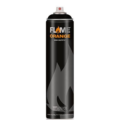 Flame Orange 600ml Thick Black 901