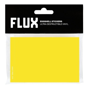 Flux Eggshell Stickers Yellow