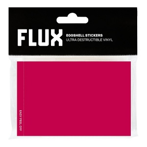 Flux Eggshell Stickers Magenta