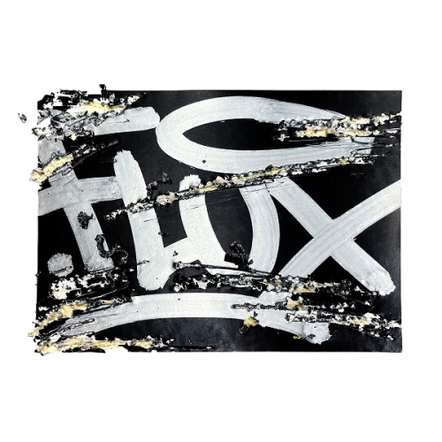 Flux Eggshell Stickers Black