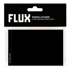 Flux Eggshell Stickers Black