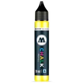 Jaskrawożółty tusz kredowy Molotow Chalk Refill 30ml