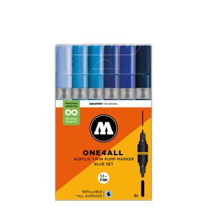 One4All TWIN Blue Set molotow