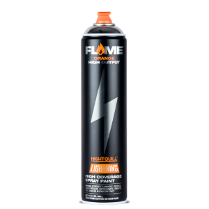 Flame Orange Lighting 600ml Chrome 
