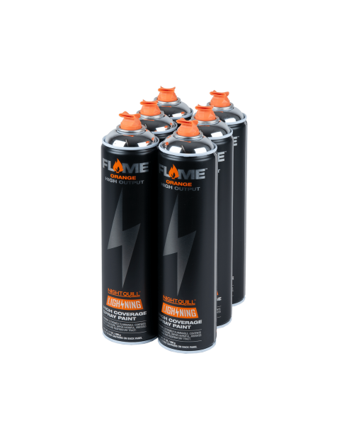 Flame Orange Lighting 600ml Chrome Pack